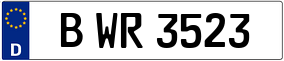 Truck License Plate